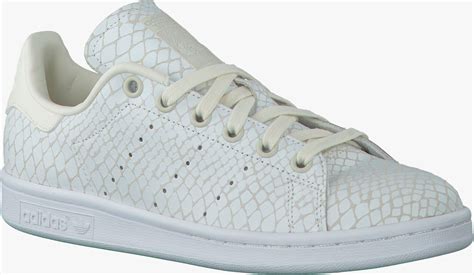 witte adidas sneakers stan smith dames roze